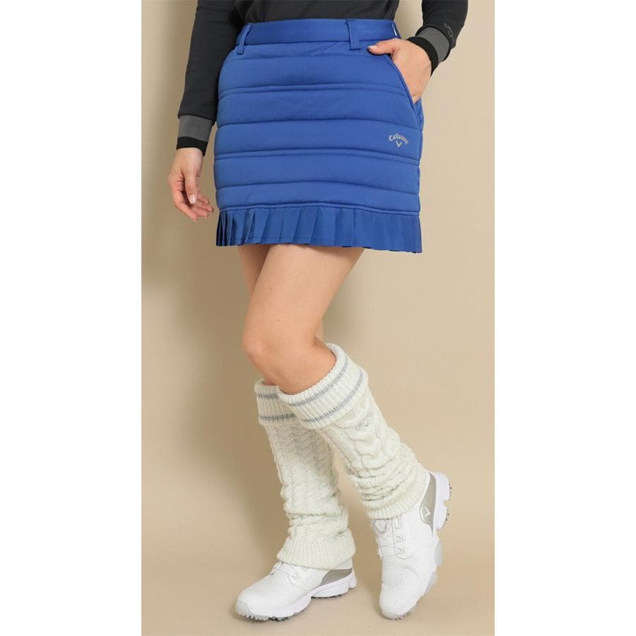 キャロウェイC22228209 中綿スカート ブルー Lサイズ