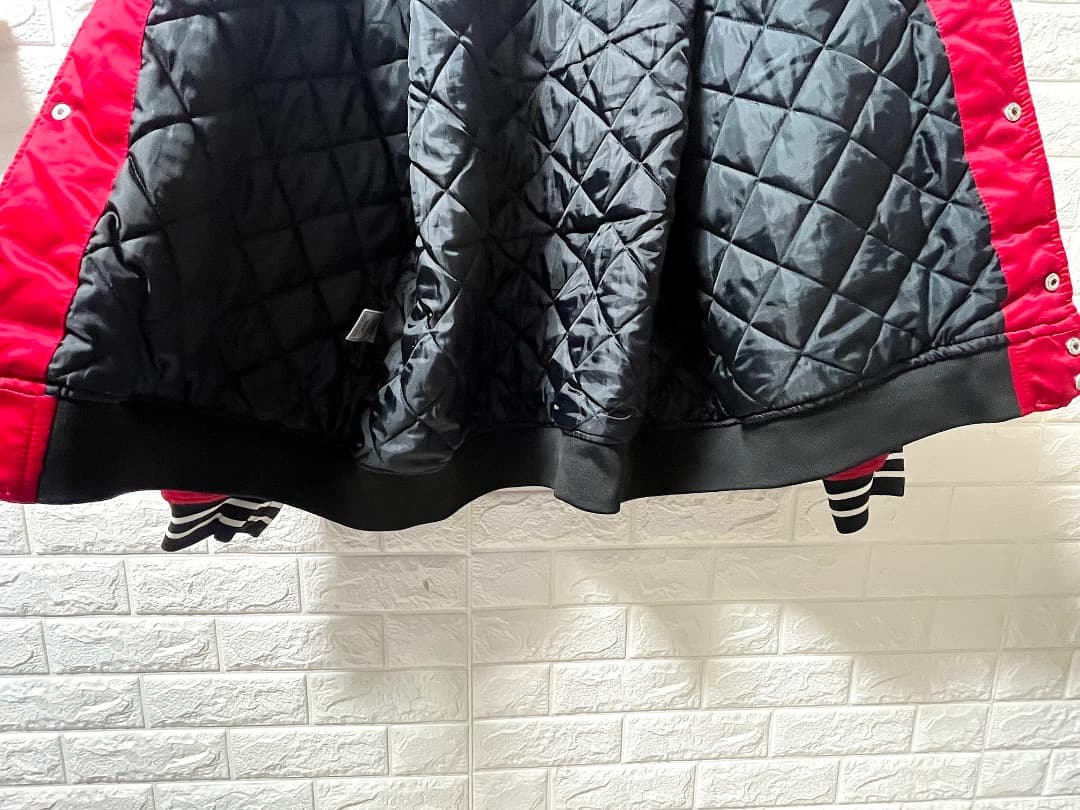 【希少 Big ロゴ】ミッチェル アンド ネス NBAブルズ スタジャン