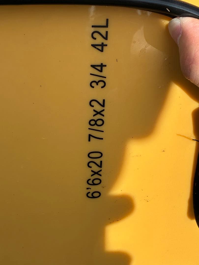 Standard ソフトボード 6’6” クアッド ミッドレングス