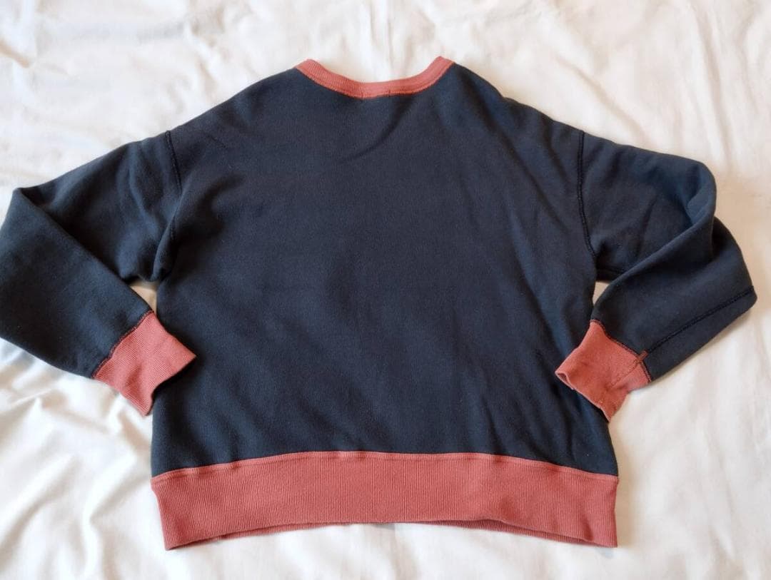 ウエアハウス Heller's Cafe ３０’ｓ　スミクロＸサーモンスウェット