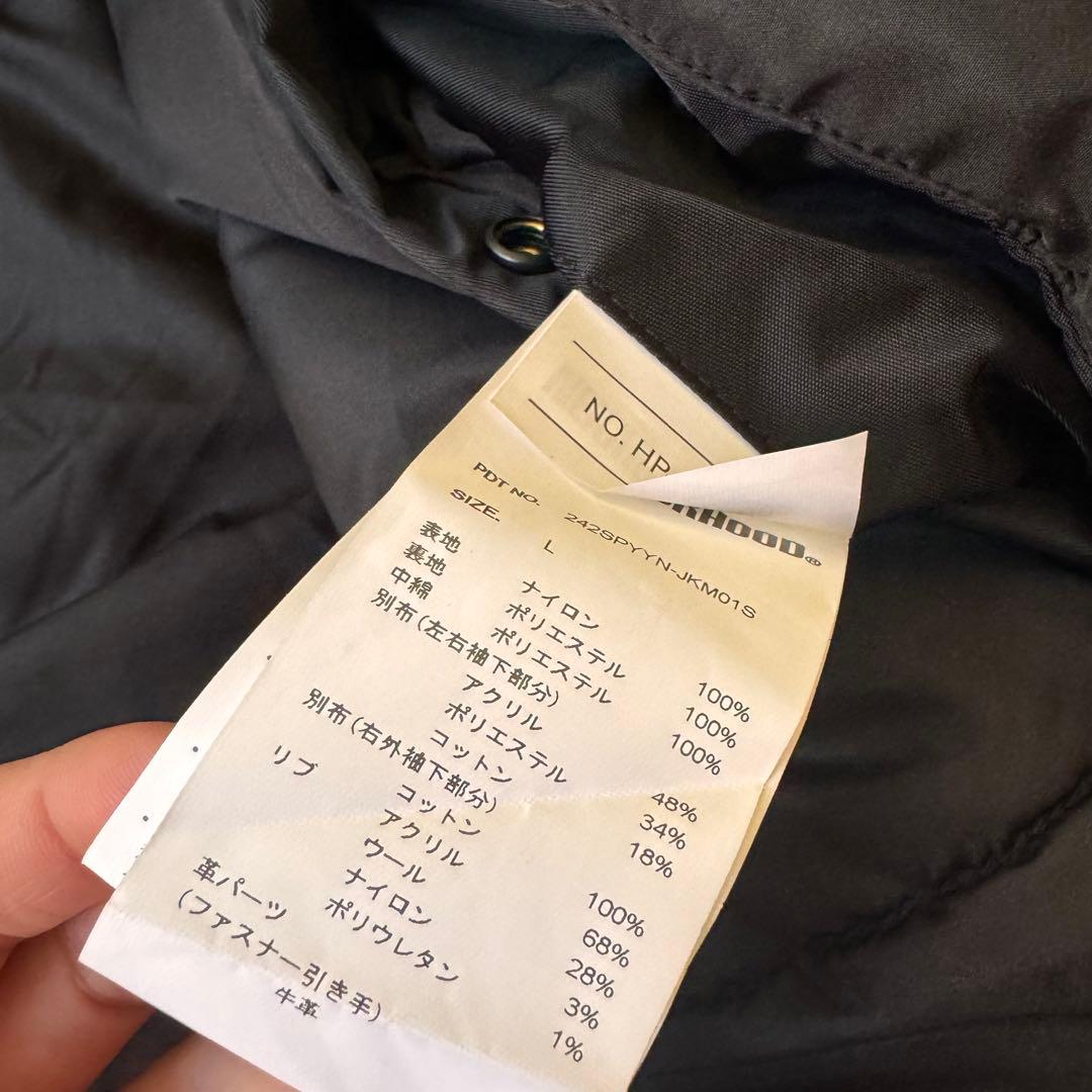 NEIGHBORHOOD ネイバーフット ヨウジヤマモト MA-1 Lサイズ