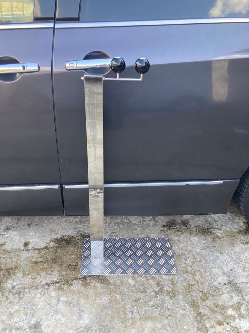 ベビーカースタンドアメリカンアルミチェッカープレート縞板ステンレス