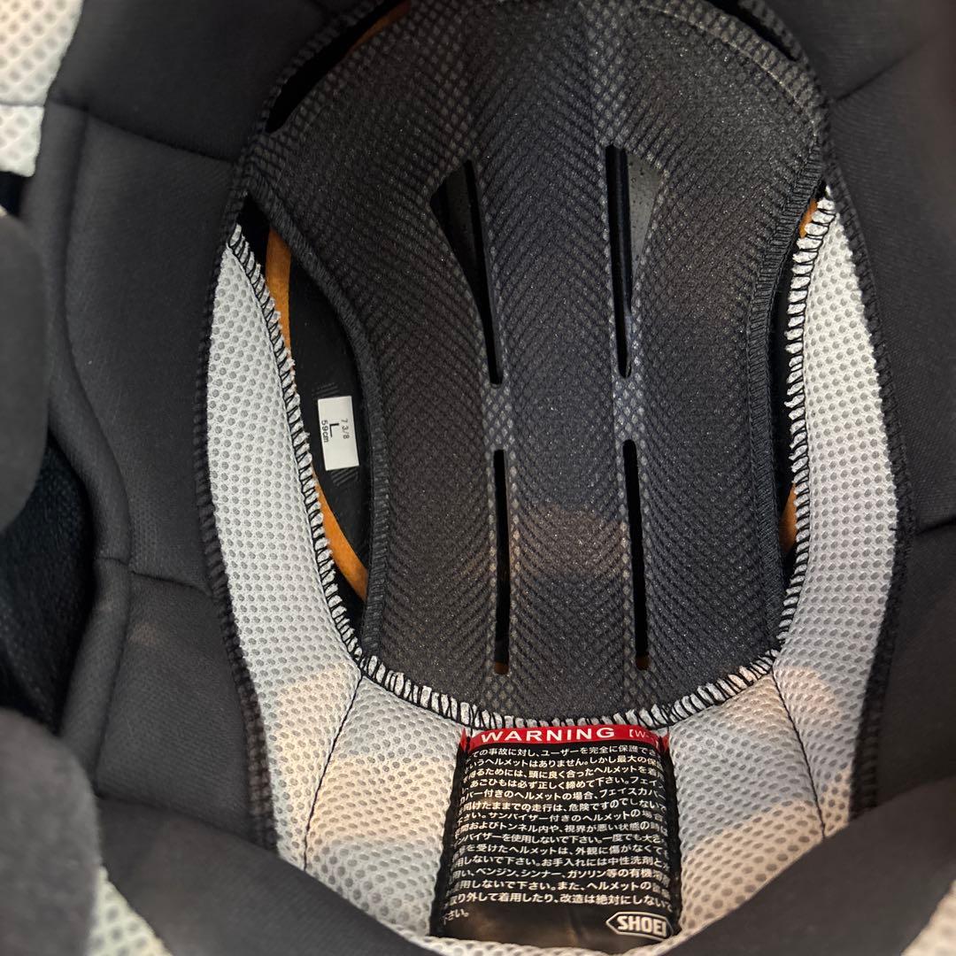 SHOEI VFX-WR ブラック ゴーグル付き