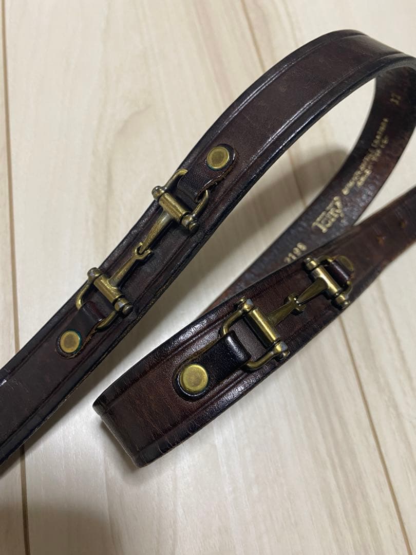 TORY leather トリーレザー　スナッフルビットベルト　w32