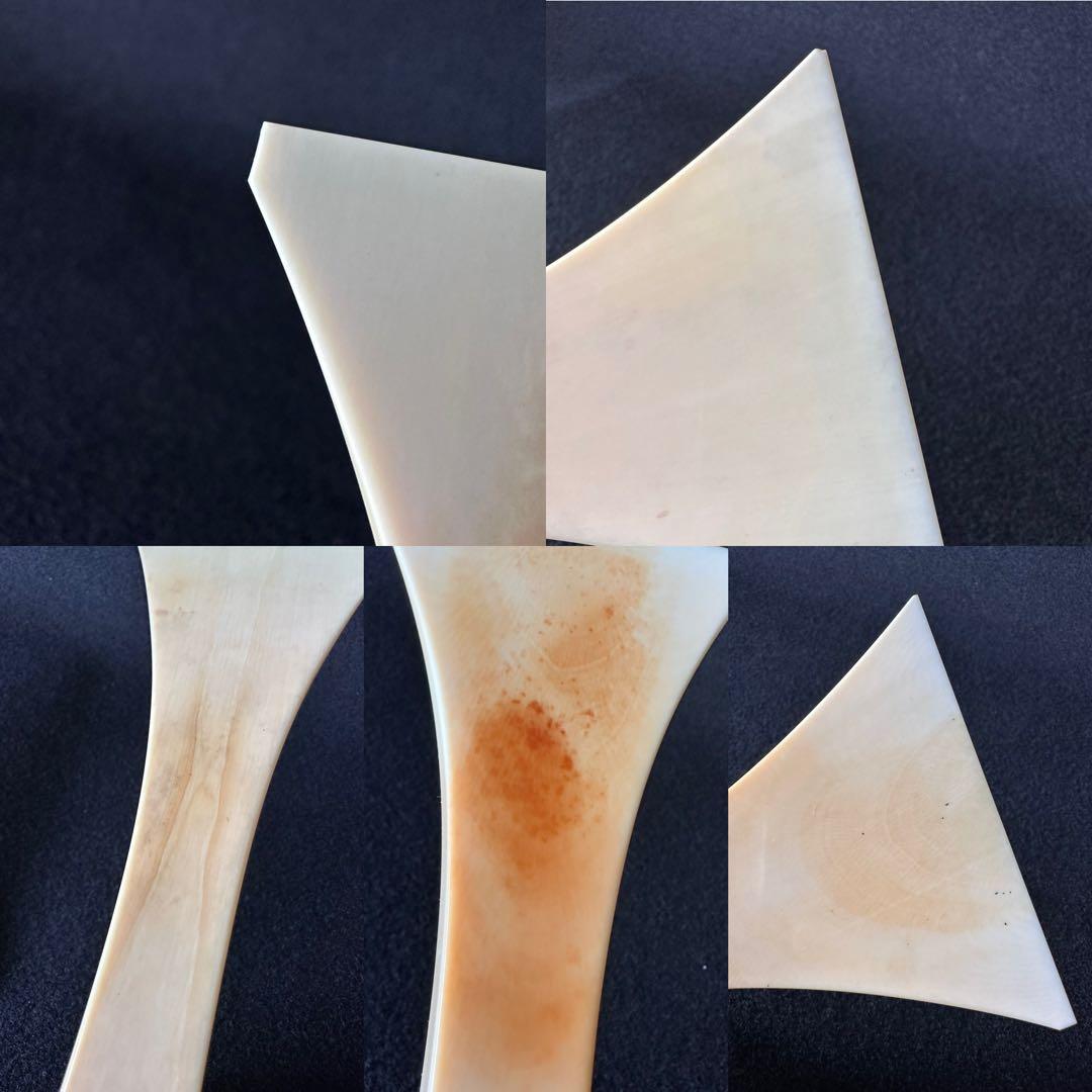 あるめ　バチ　撥 天然素材 三味線撥5点まとめ　津軽三味線 ばち 和楽器