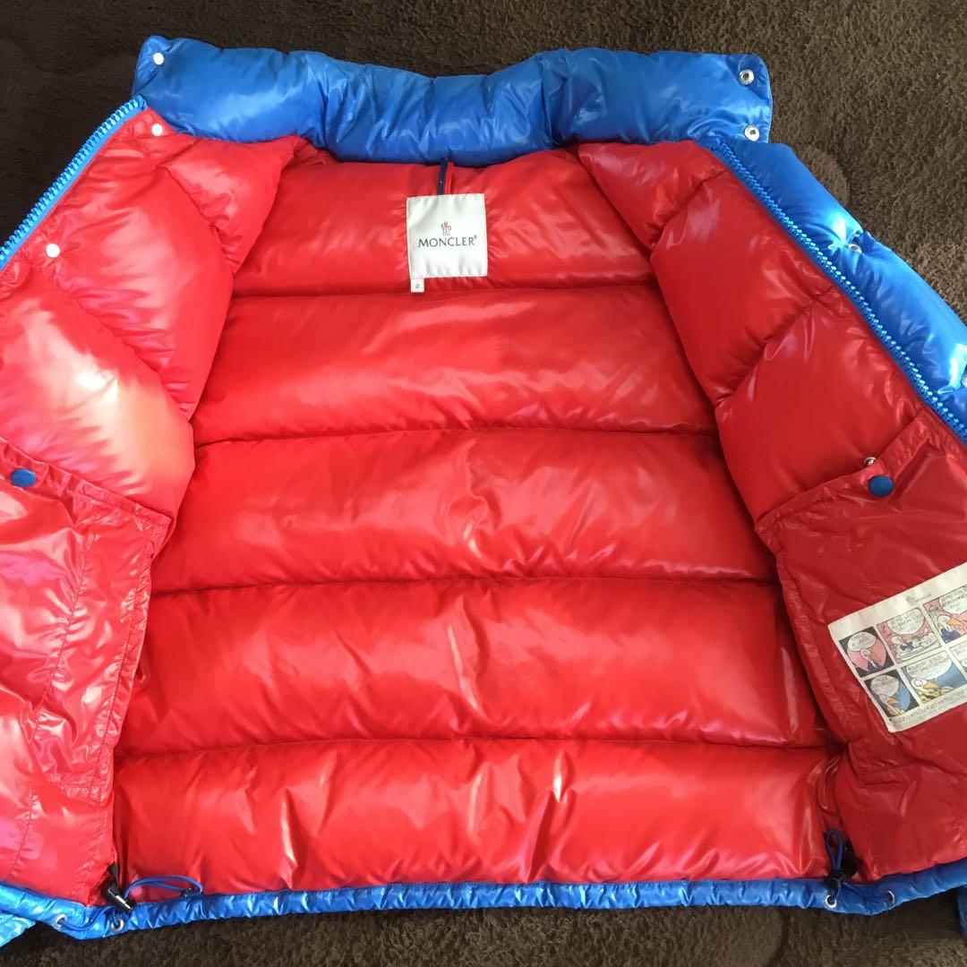【未使用級】MONCLER ダウンジャケット(人気の鮮やかブルー)サイズ2。
