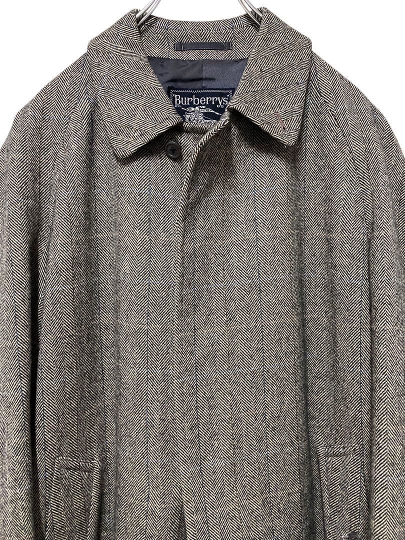 超美品★80s90s Burberrys ウールカシミヤ コート 92