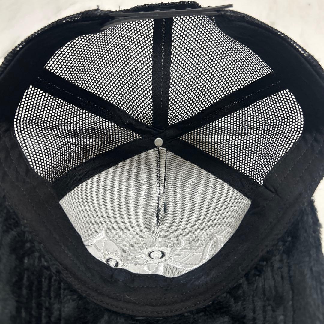 ideaswam ベロアメッシュキャップ 黒