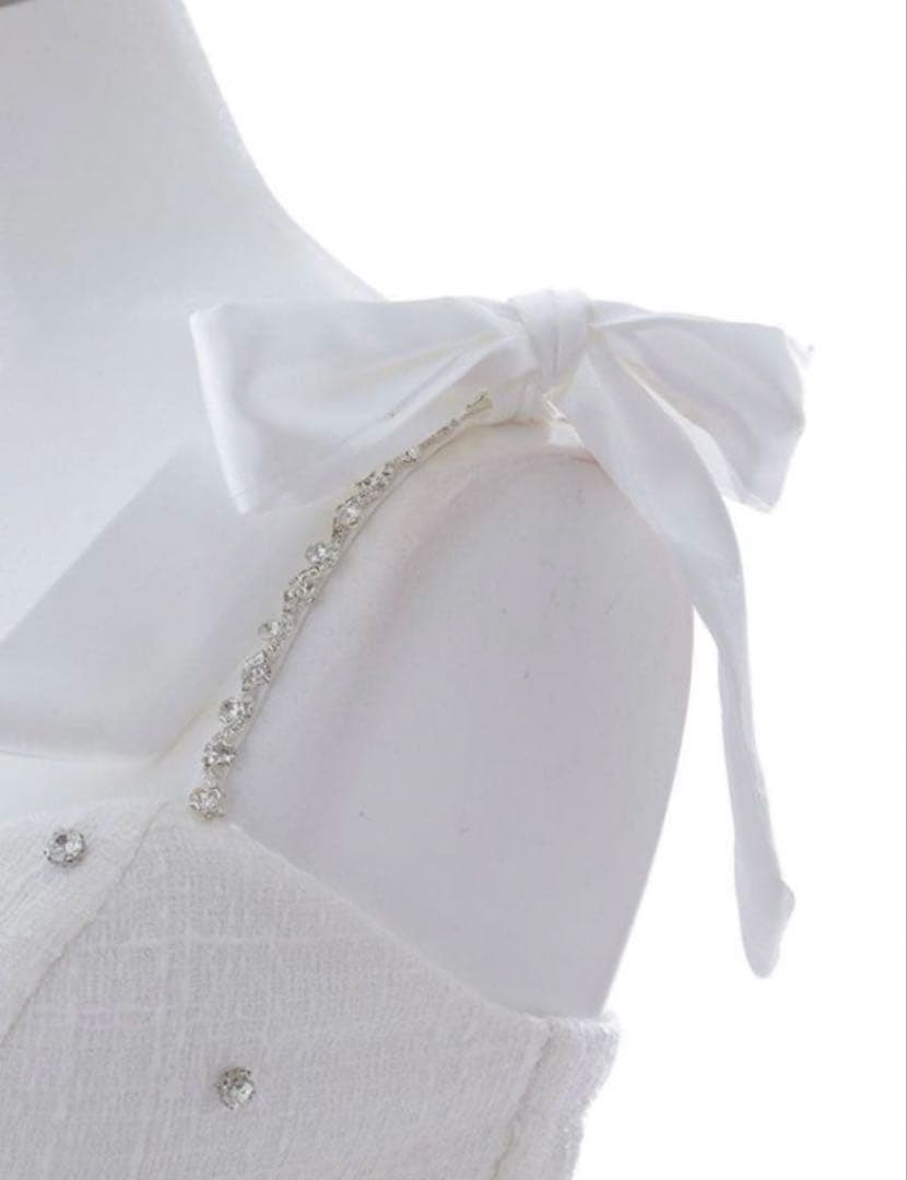 Jewels ビジューツイードセットアップドレス