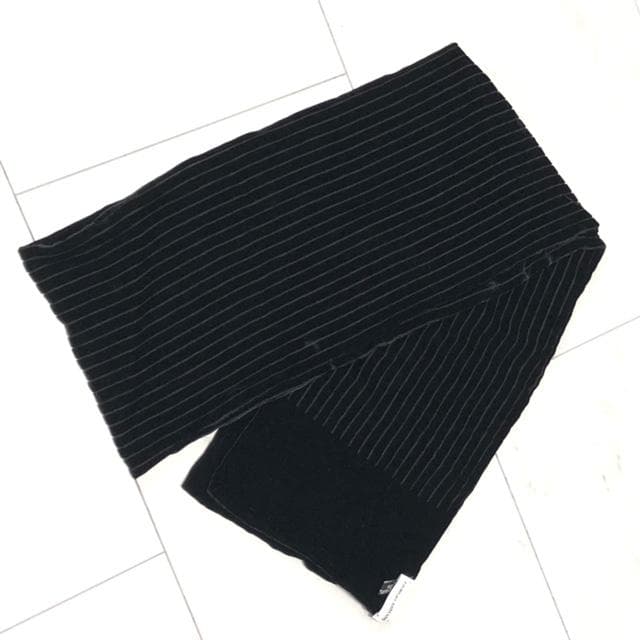 新品未使用☆ジョルジオアルマーニ メンズシルクベロアスリムストール