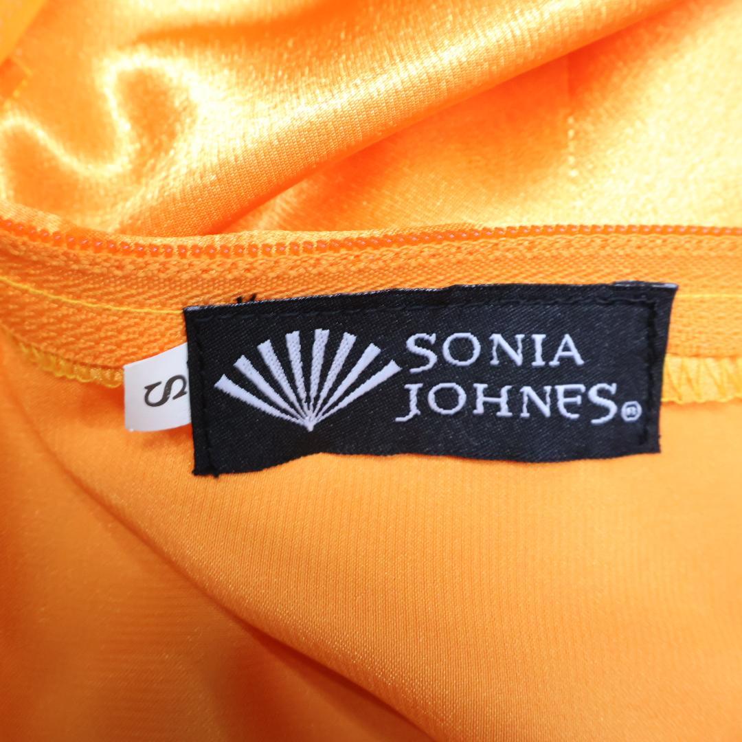 【美品 フラメンコ衣装】オレンジ SONIA JOHNES ファルダ ボランテ