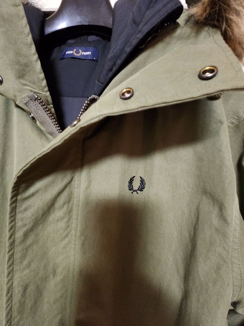 モン。Fred Perry オリーブ色 モッズコート