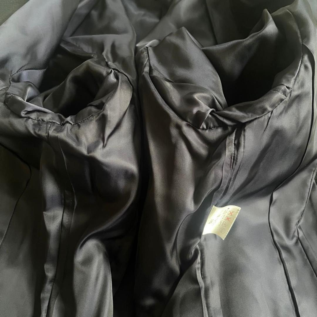 ＊美品【フォクシー】コート　ジャケット　カシミヤ　金ボタン　ブラック　４０