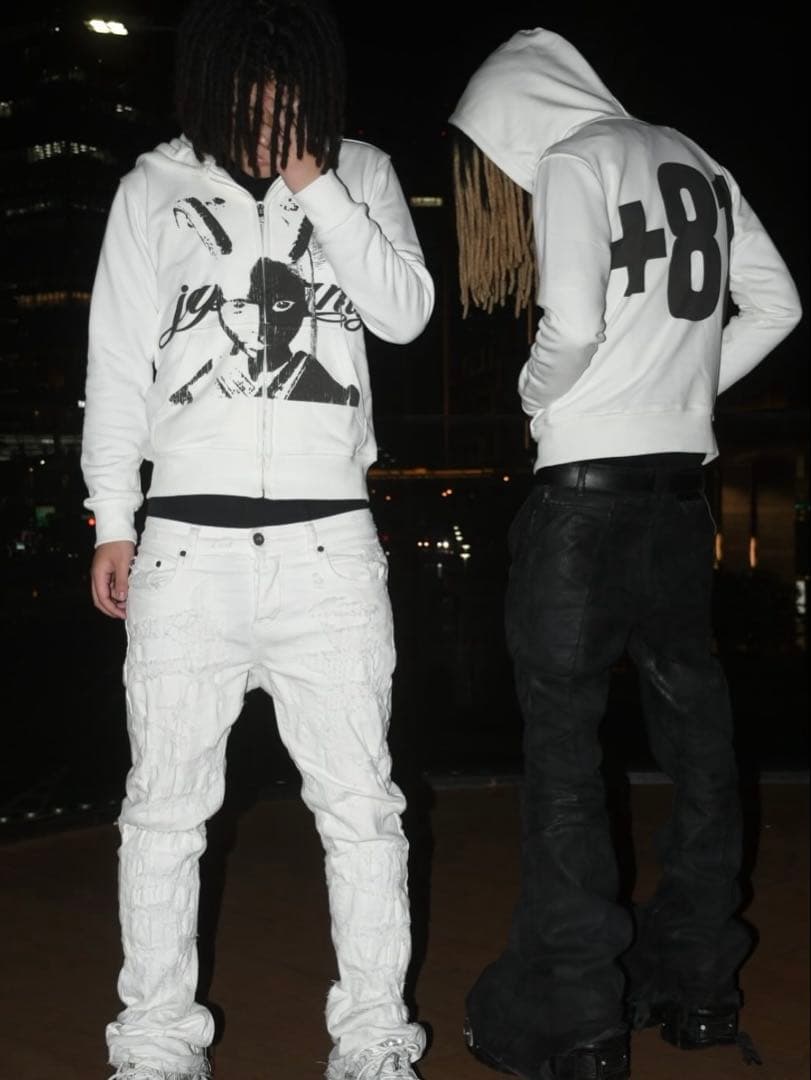 jarmy maiko ジップパーカー 白 S - メルカリ