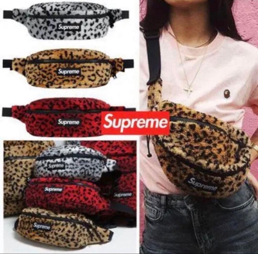 24H以内発送 完売品 17fw Leopard Fleece WaistBag - メルカリ