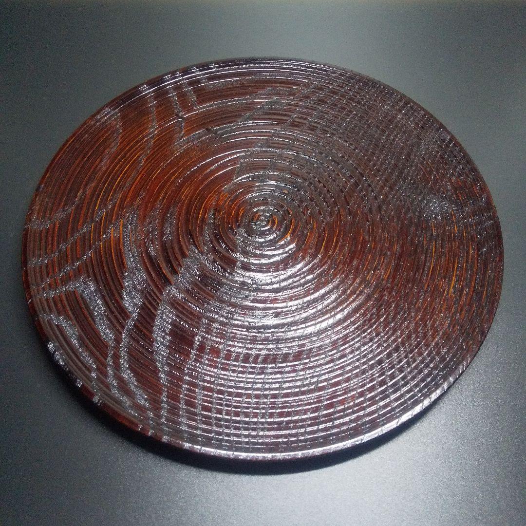 【 未使用・新品 】二代目 村瀬治兵衛 作 沢栗 お盆 漆器 茶道具