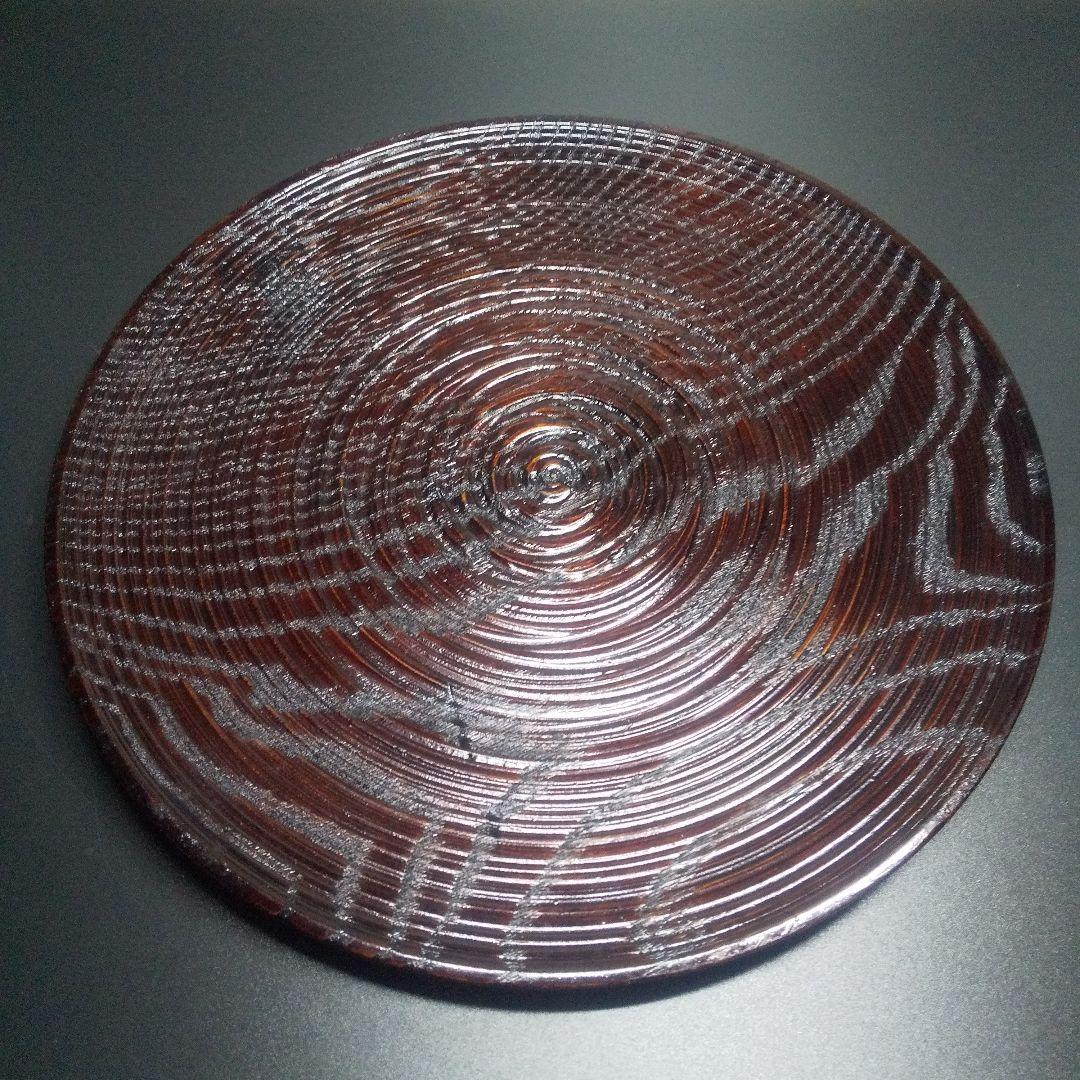 【 未使用・新品 】二代目 村瀬治兵衛 作 沢栗 お盆 漆器 茶道具