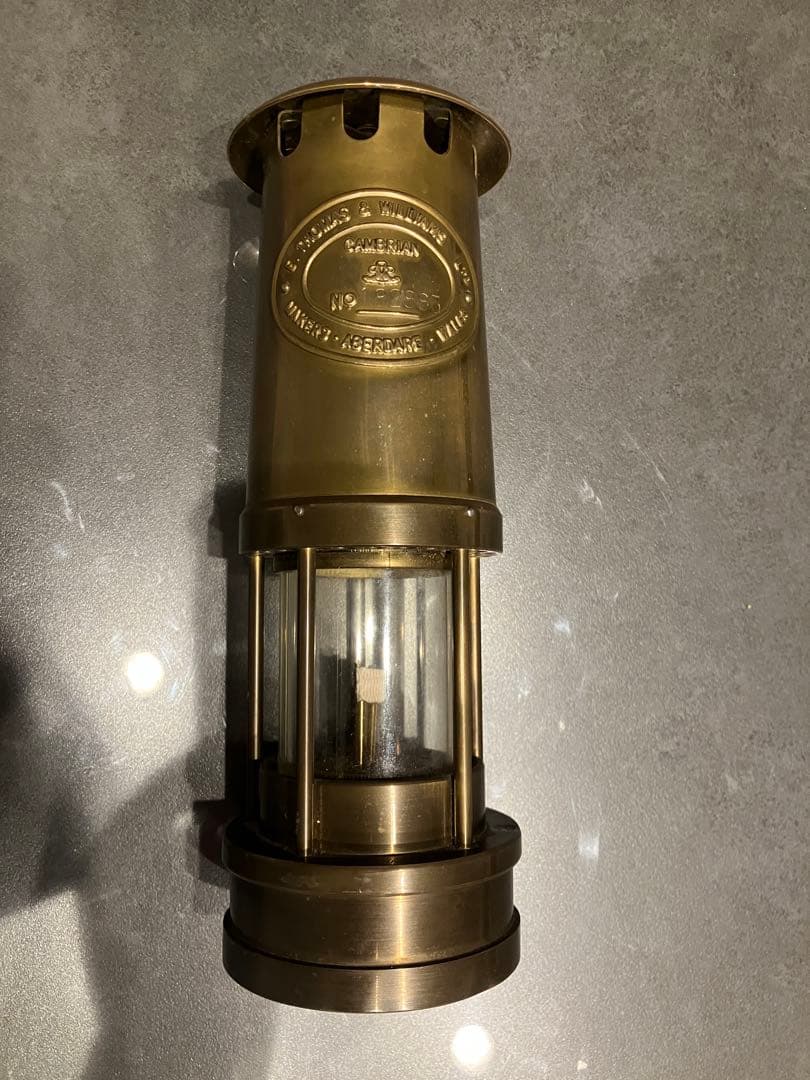 1987年刻印　E Thomas & Williams ランタン