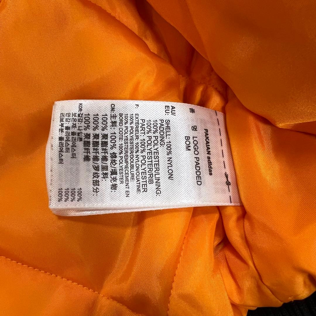 adidas アディダス MA-1 ボンバージャケット ワッペン M ブラック