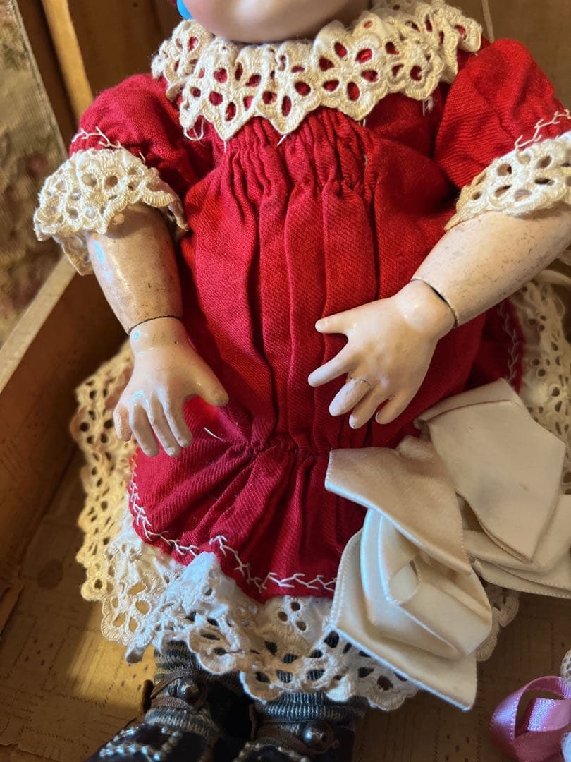 アンティークビスクドール ケストナー192 トランクセット