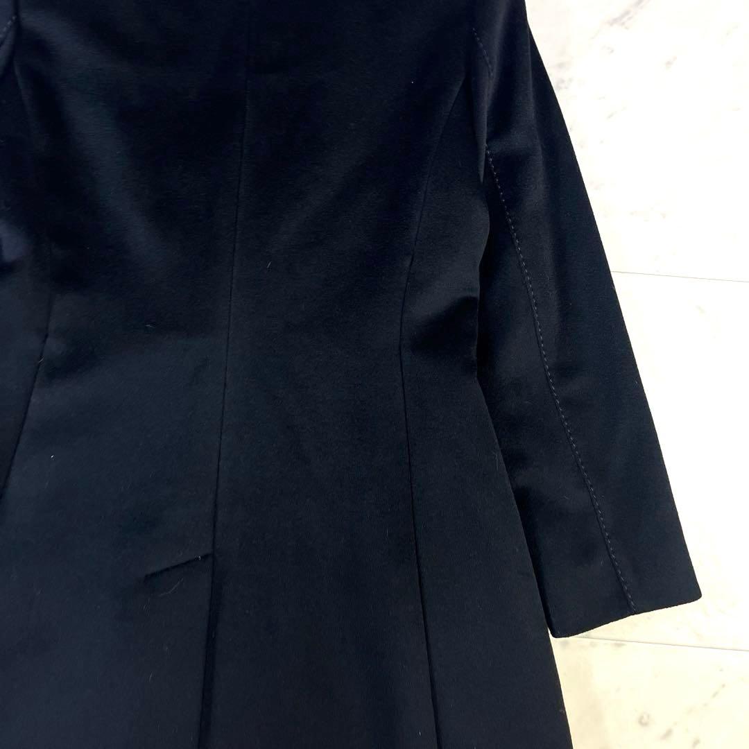 美品♪マックスマーラSPORTMAX イタリア製 ウール ロングコート ブラック