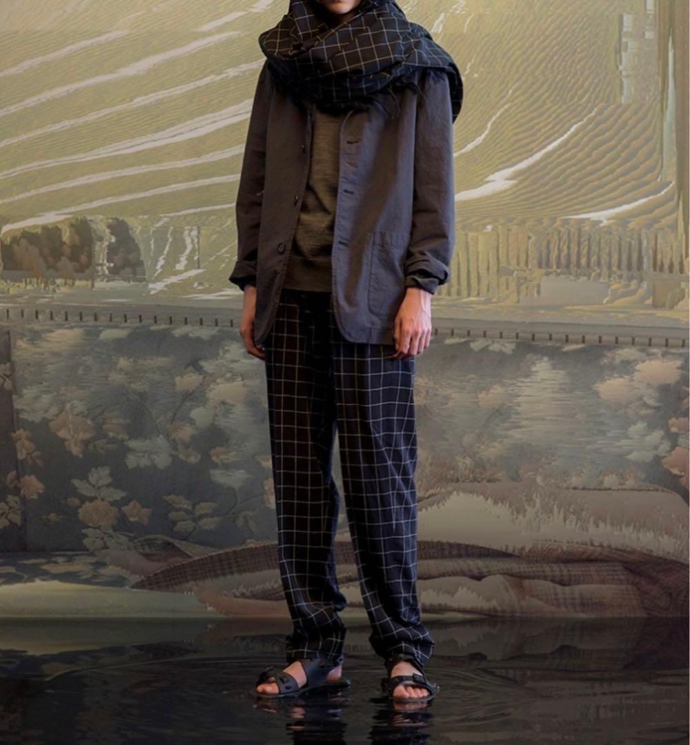 UNDERCOVER 23SS スパイダーチェック柄ストール 大判ストール