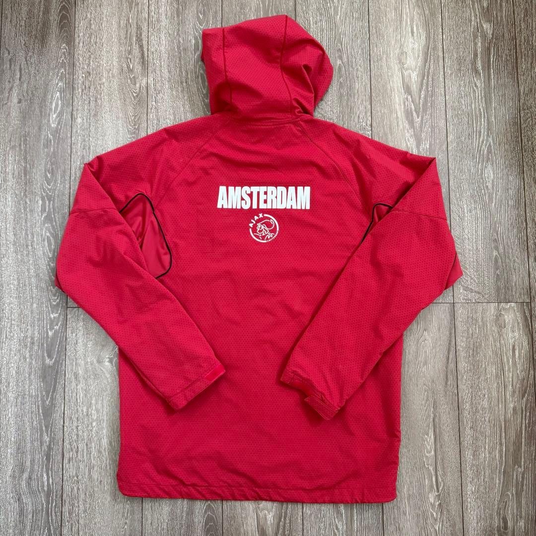 美品 アディダス 00s AJAX AMSTERDAM ナイロンジャケット L