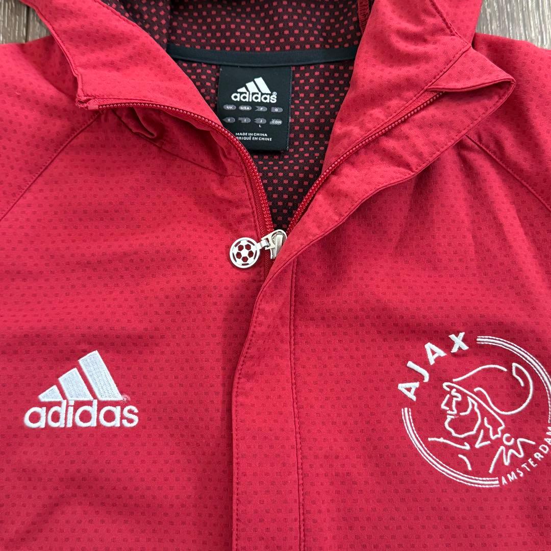 美品 アディダス 00s AJAX AMSTERDAM ナイロンジャケット L