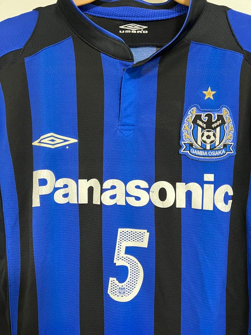 ガンバ大阪 宮本恒靖 2005年J1初優勝ユニフォーム - メルカリ