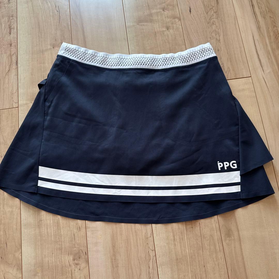 PEARLY GATES ネイビー スカート ロゴ スポーツ PEARLY GATES ネイビー