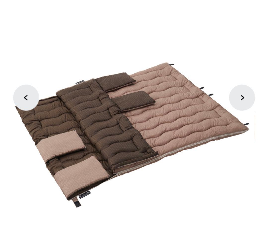 新品同様品】ロゴスLOGOS)抗菌防臭 丸洗いウォーマーシュラフ-6／2セット！