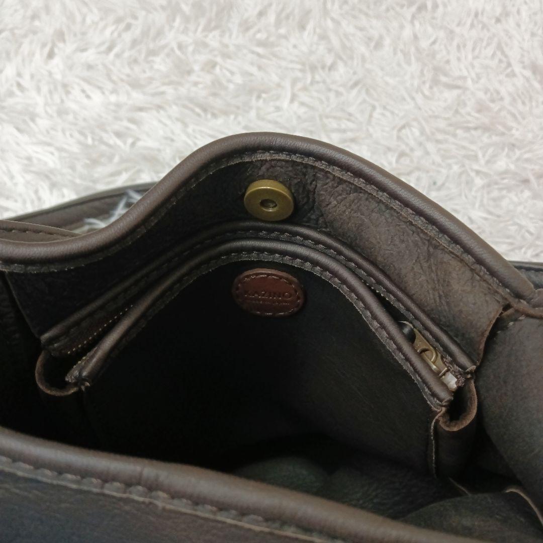 KAZINO 総手縫い　鹿革　2way　トートバック リュックサック