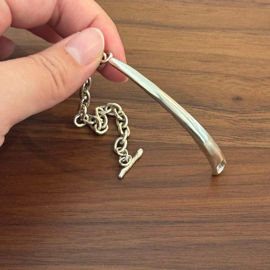 TEN. カフチェーンブレスレット シルバー925