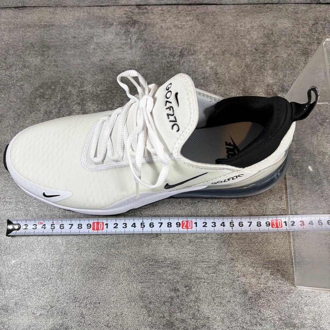 極美品　NIKE ナイキ　エアマックス270 G ゴルフシューズ　白 28.5