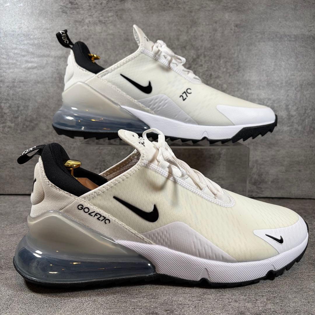 極美品　NIKE ナイキ　エアマックス270 G ゴルフシューズ　白 28.5