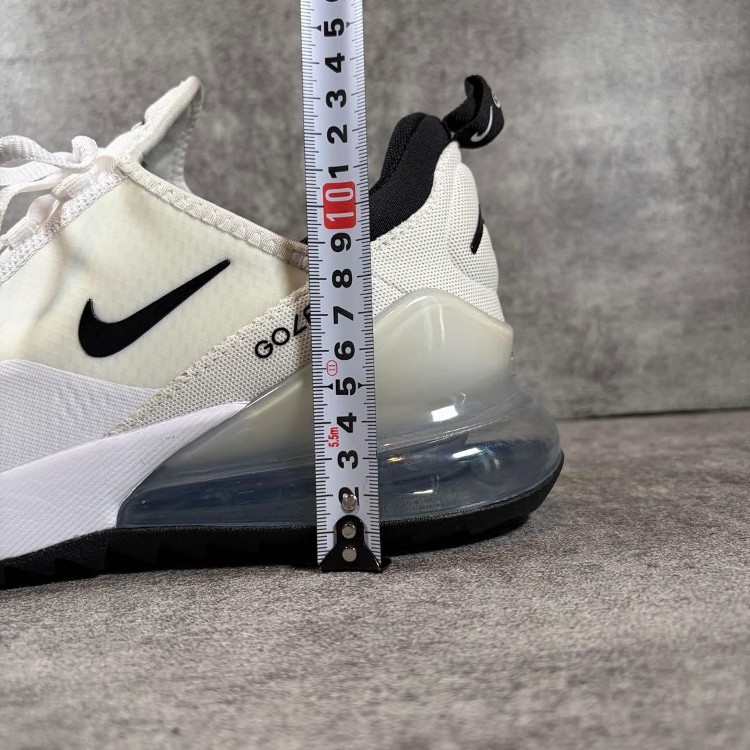 極美品　NIKE ナイキ　エアマックス270 G ゴルフシューズ　白 28.5