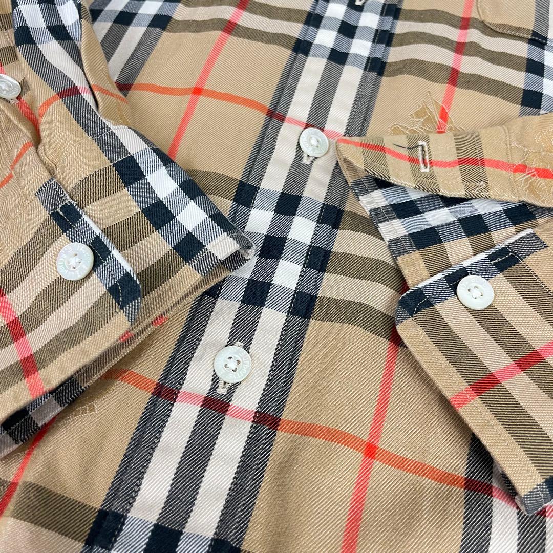 超極美品✨バーバリーズ✨ノバチェック✨シャドーホース✨ロゴ✨L