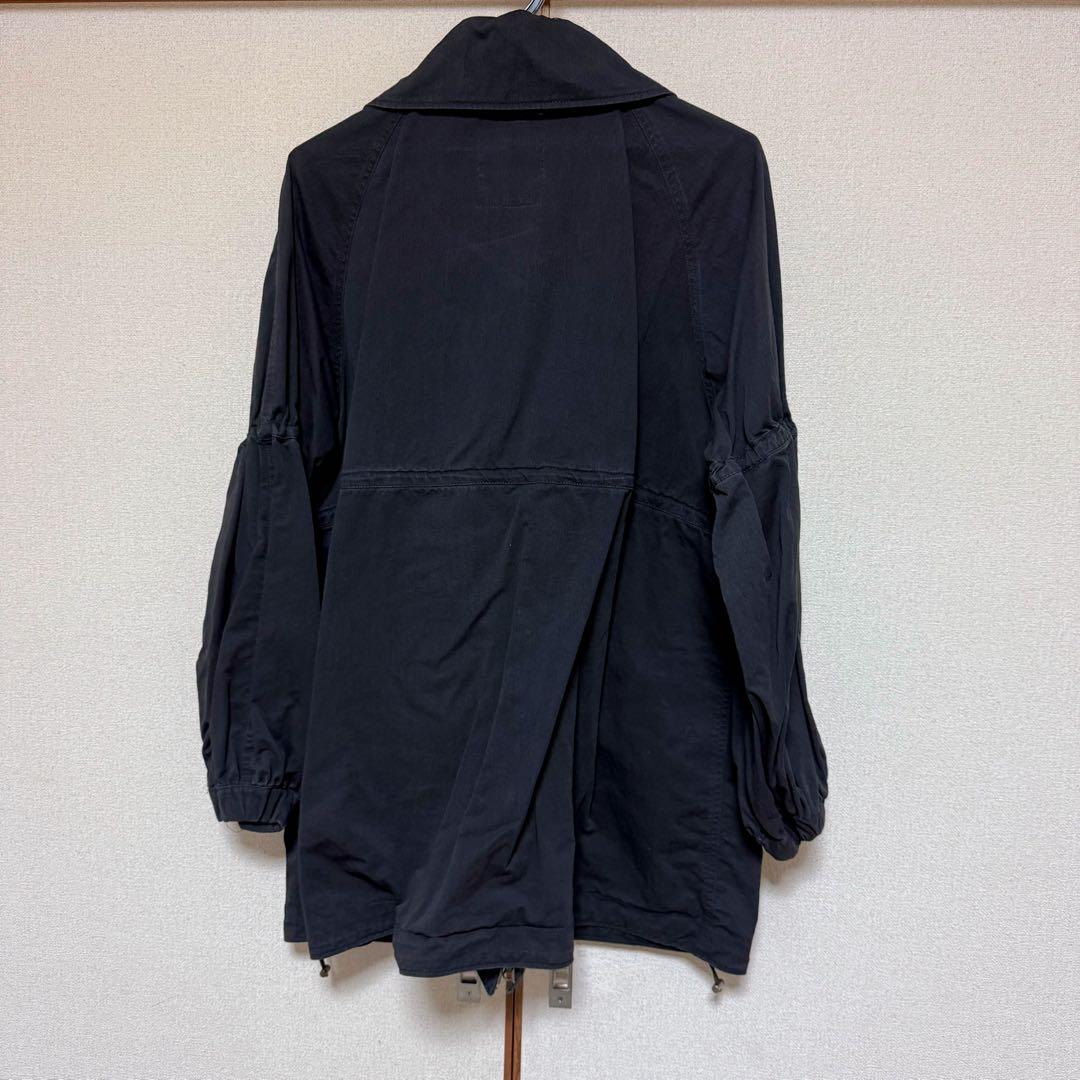 ロデオクラウンズ　スタンドネックモッズコート　ブラック