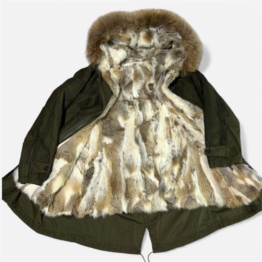 SAGE DE CRET サージュデクレ　モッズコート　ファー付き　着脱可能　M