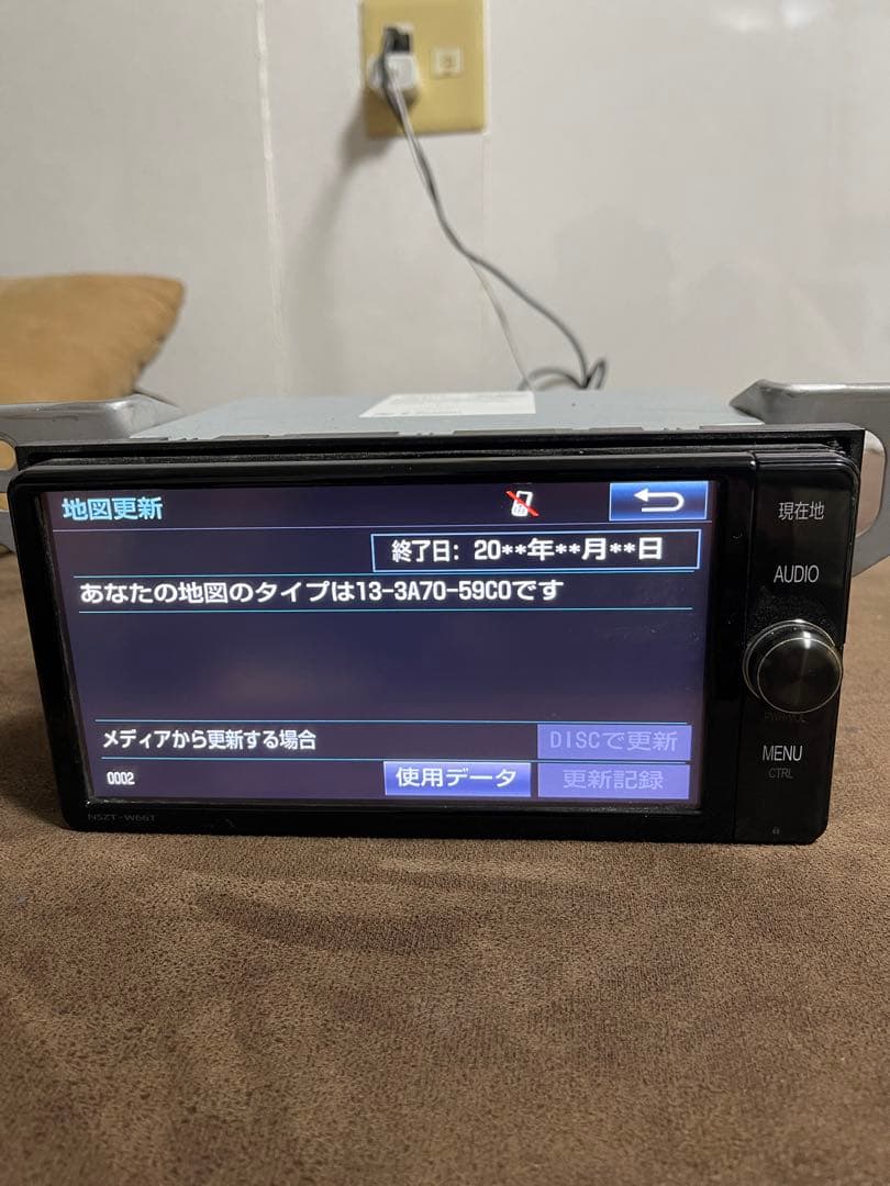 NSZT-W66T トヨタ純正ナビ 2017年の地図データ