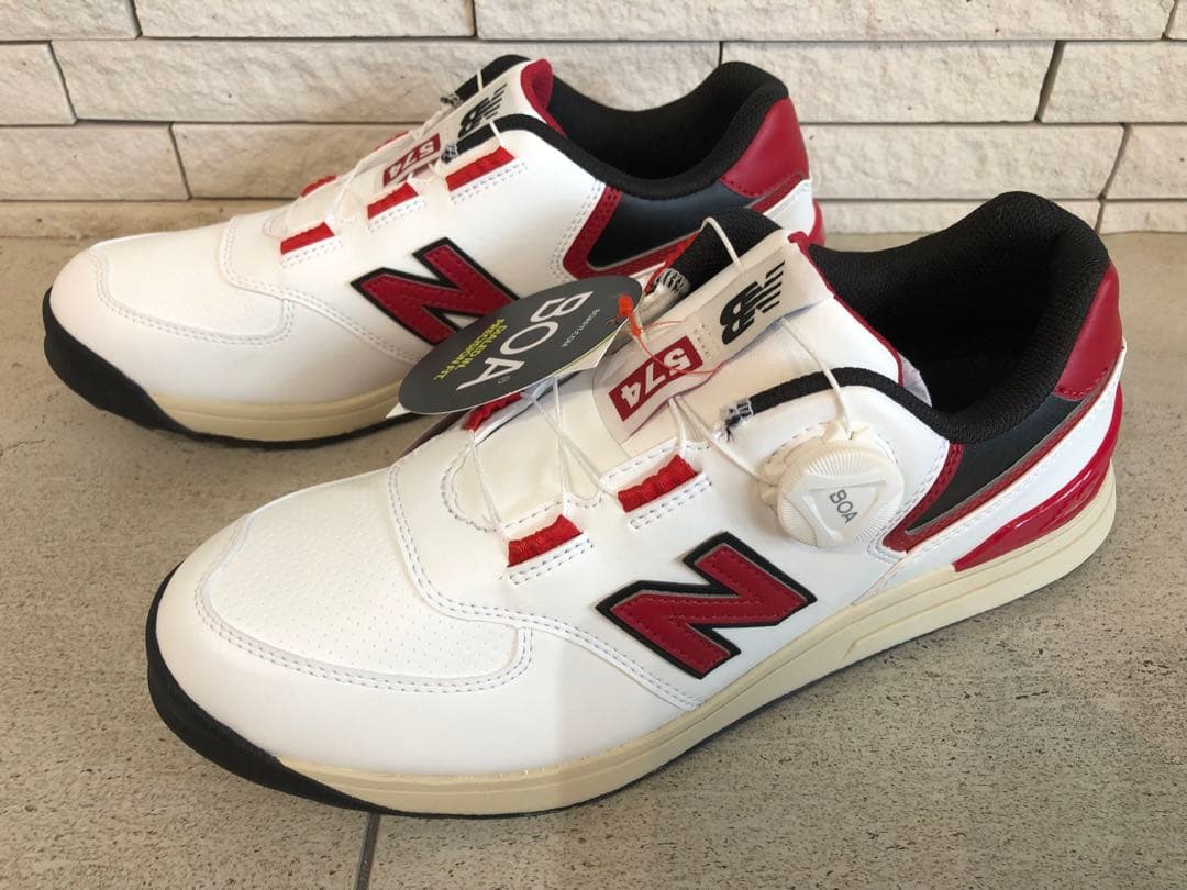 新品 ニューバランス 574 シリーズ ゴルフシューズ ボア 26cm