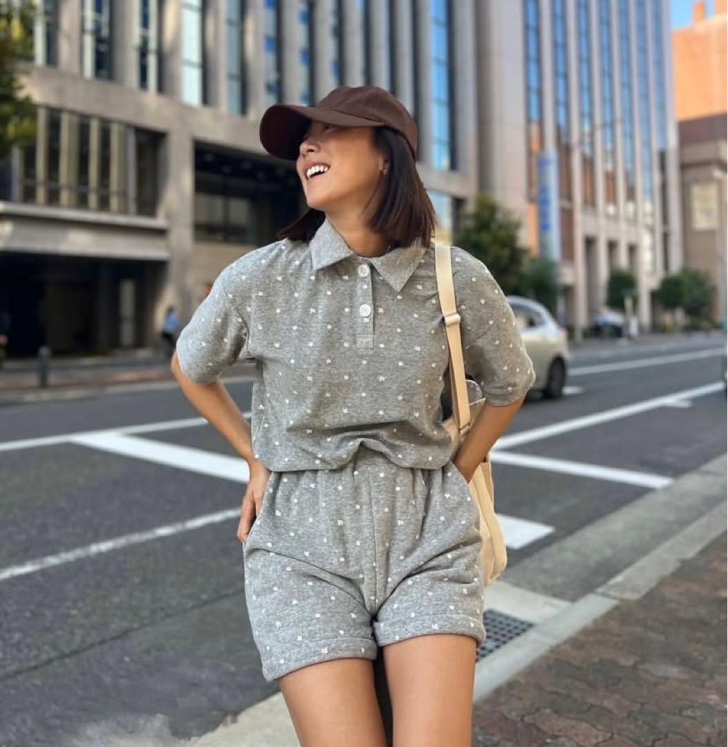 ☆rosy monster パイルセットアップ ポロシャツ