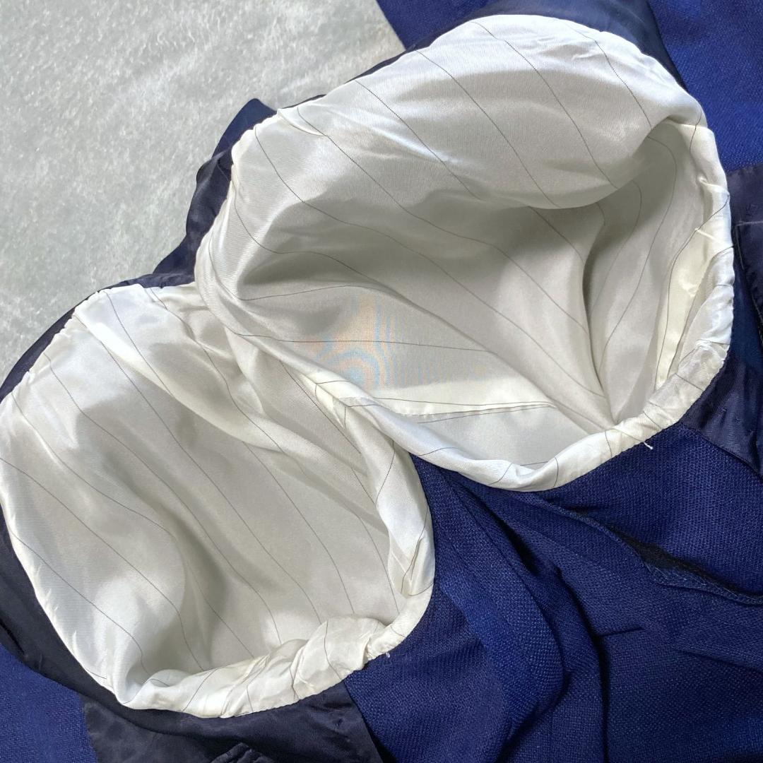 vatie DURBAN ロロピアーナ 紺ブレ シルク混 ネイビー A4