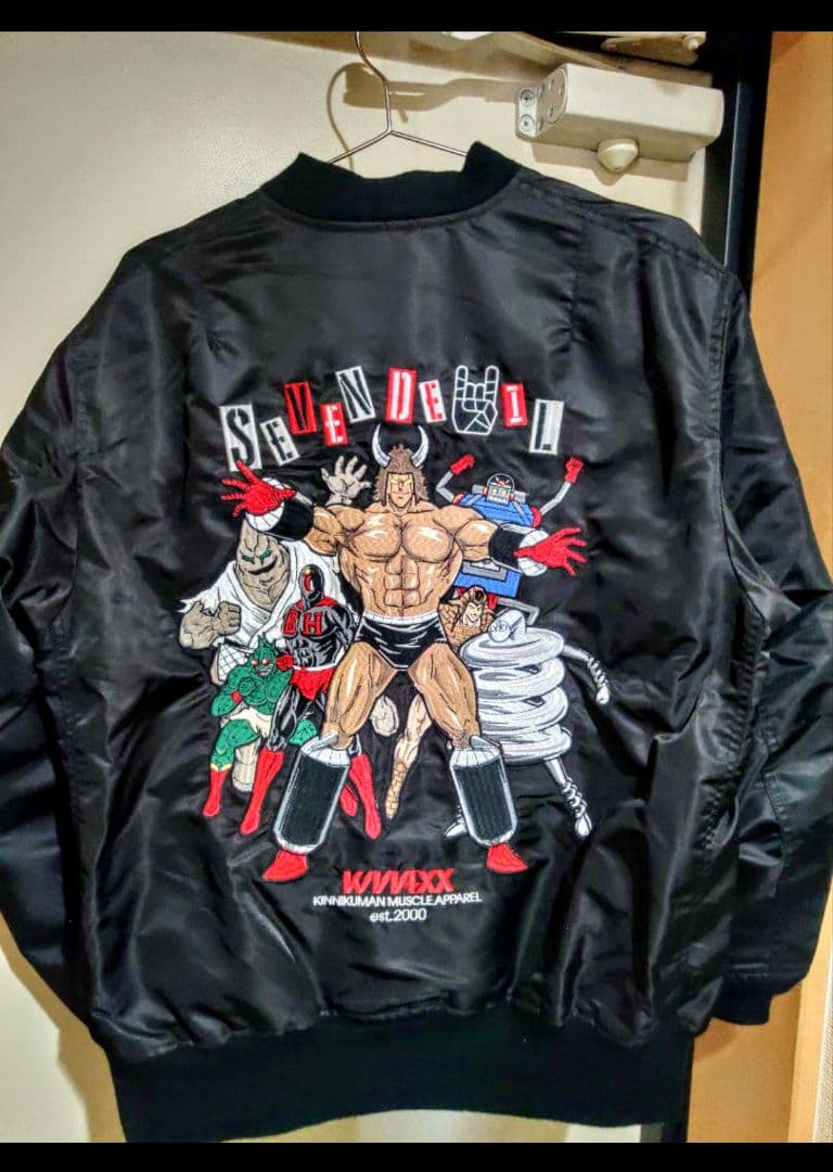 ス*コ様 キン肉マン MA-1 悪魔超人 ジャケット L プロレス アニメ