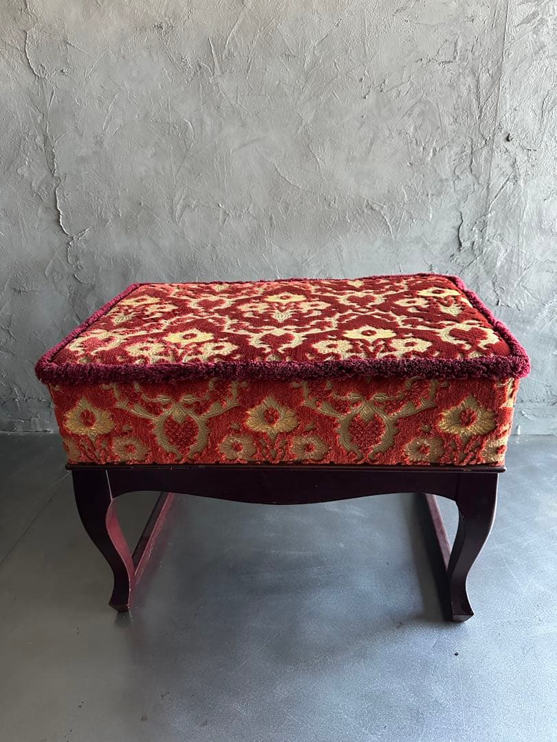 お値下げ‼️ヴィンテージ スツール ベンチ 金華織のような