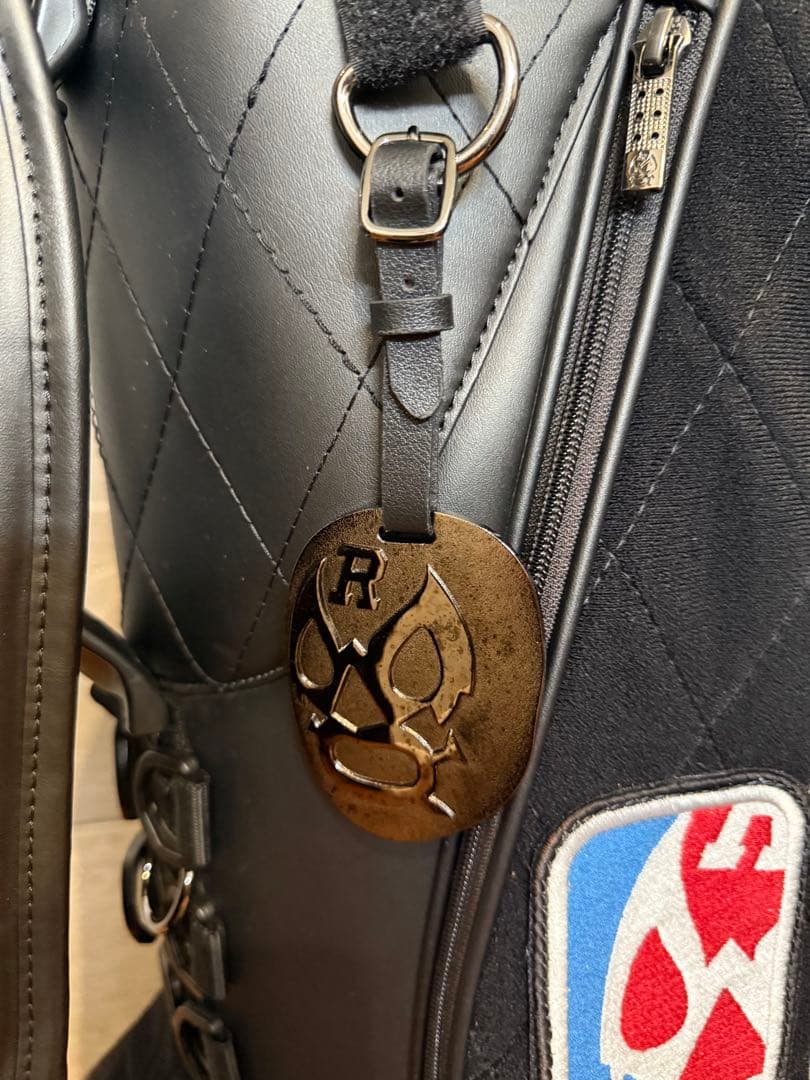 Russeluno ラッセルノ　ベルクロスタンドキャディバッグ　ネームプレート付