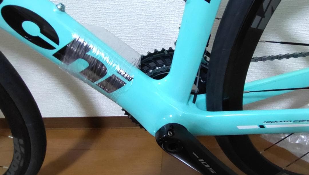 美品 Bianchi ARIA チェレステ 2019年モデル サイズ50