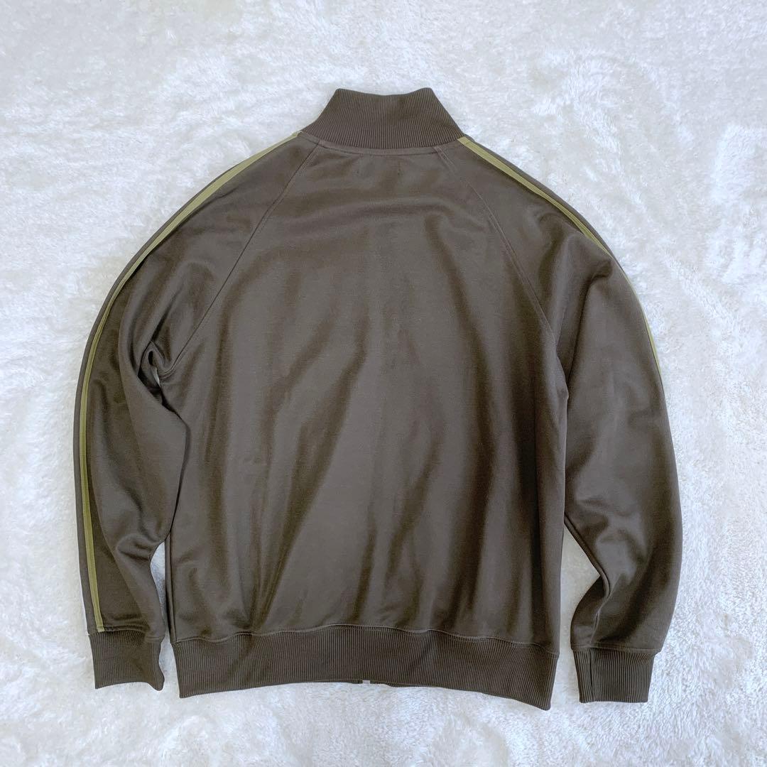 美品 フレッドペリー トラックジャケット ブラウン 茶色 クリーム ロゴ