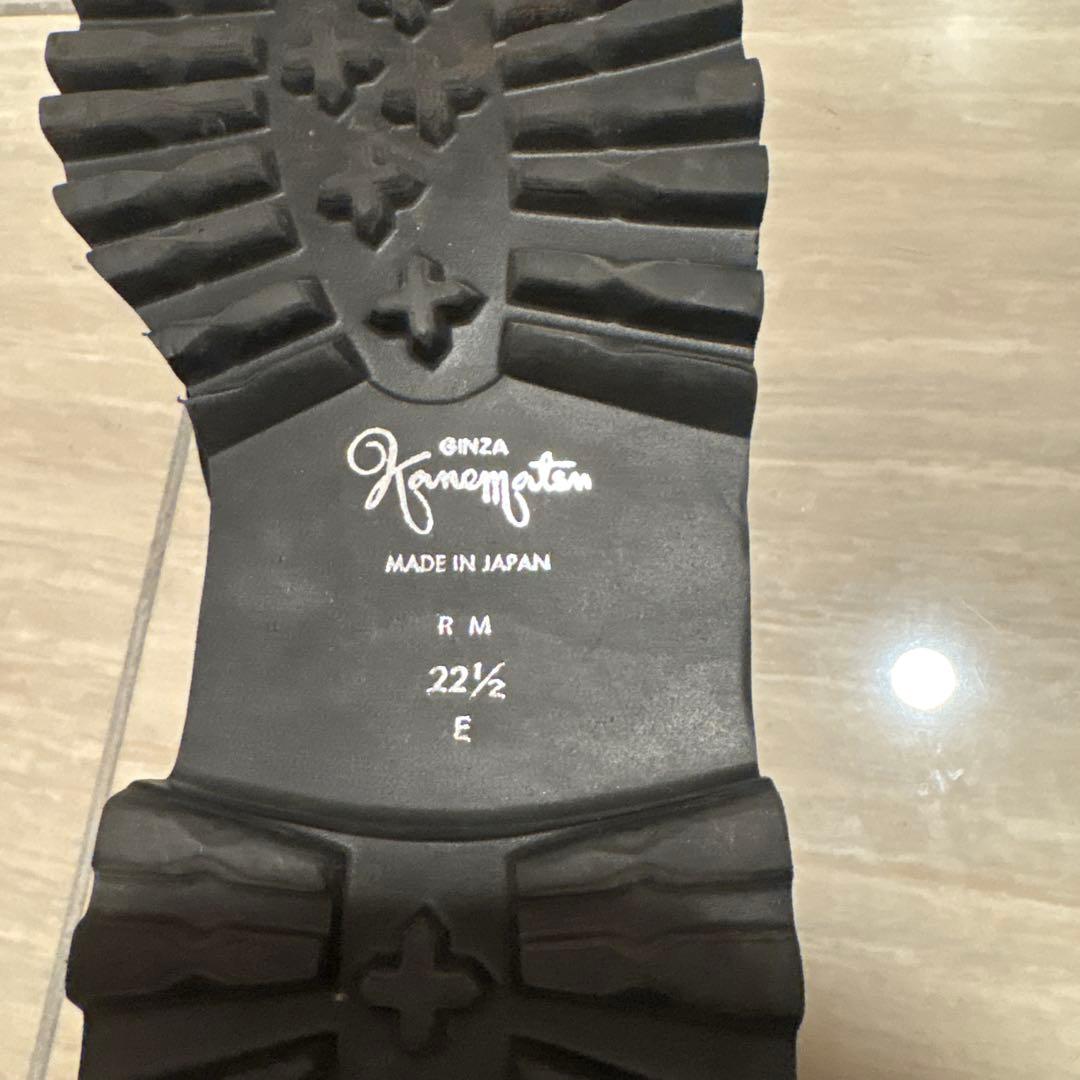 Kanematsu ブラック ローファー 22.5cm