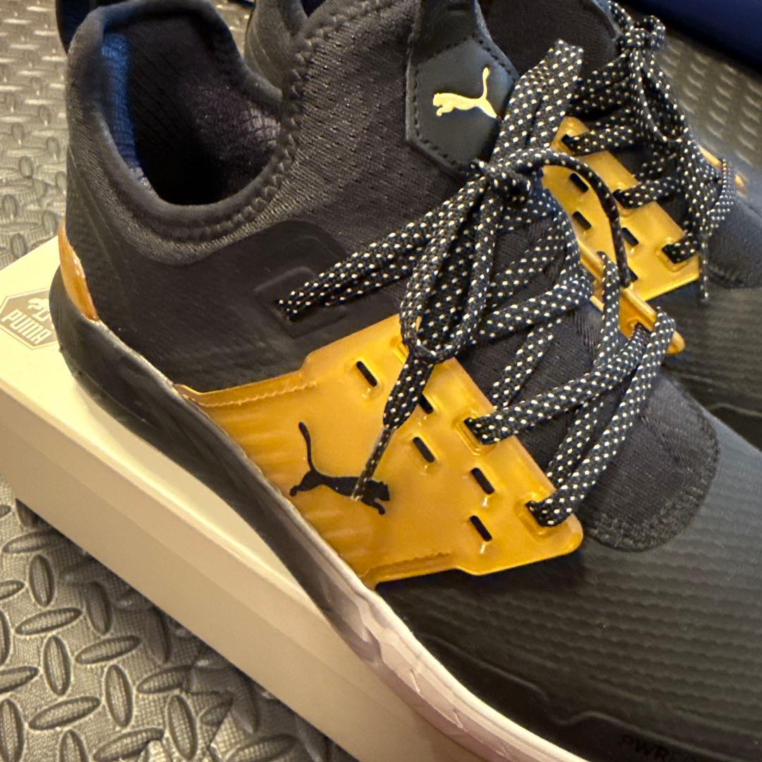 PUMA GOLF ゴルフシューズ　ブラック×ゴールド